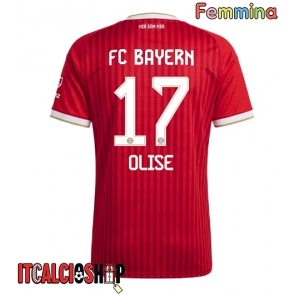 Bayern Munich Michael Olise #17 Prima Maglia Femmina 2026-27 Manica Corta